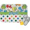 Dinosaur Print & Dots Memory Foam Bath Mat - 34"x21" (Personalized)
