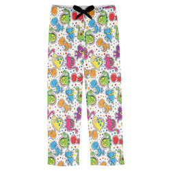 Dinosaur Print & Dots Mens Pajama Pants - XL