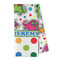 Dinosaur Print & Dots Microfiber Dish Towel - FOLD