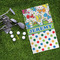 Dinosaur Print & Dots Microfiber Golf Towels - LIFESTYLE