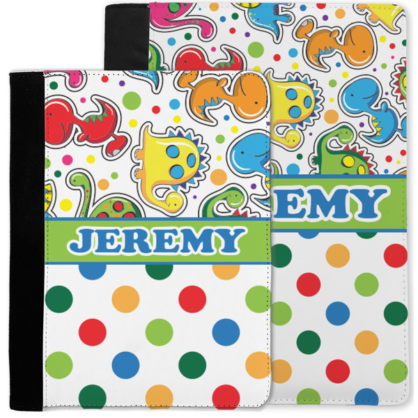 Dinosaur Print & Dots Notebook Padfolio - MAIN