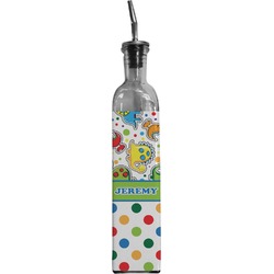 Dinosaur Print & Dots Oil Dispenser Bottle (Personalized)
