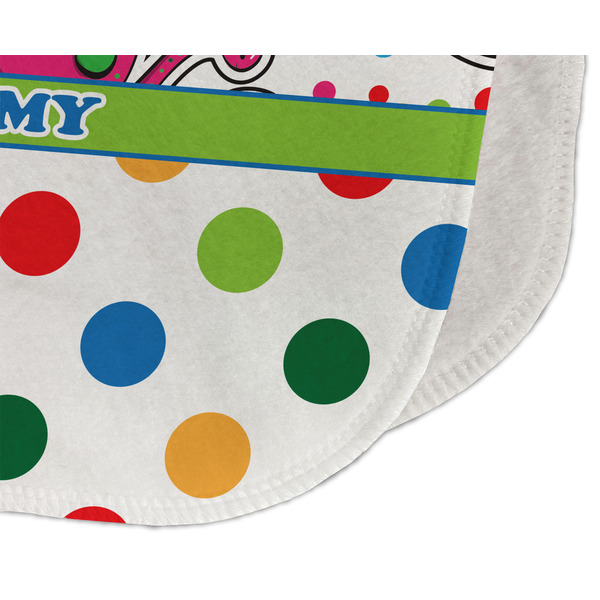 Dinosaur Print & Dots Old Burp Detail