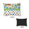 Dinosaur Print & Dots Outdoor Dog Beds - Small - APPROVAL
