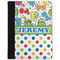 Dinosaur Print & Dots Padfolio Clipboards - Small - FRONT