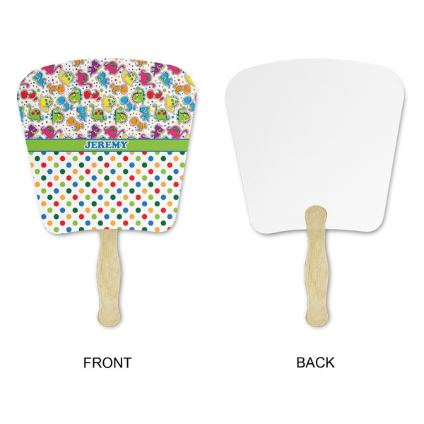 Dinosaur Print & Dots Paper Fans - Approval
