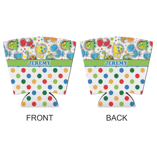 Dinosaur Print & Dots Party Cup Sleeves - with bottom - APPROVAL
