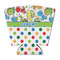 Dinosaur Print & Dots Party Cup Sleeves - with bottom - FRONT