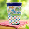 Dinosaur Print & Dots Party Cup Sleeves - with bottom - Lifestyle