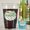 Dinosaur Print & Dots Party Cups - 16oz - In Context