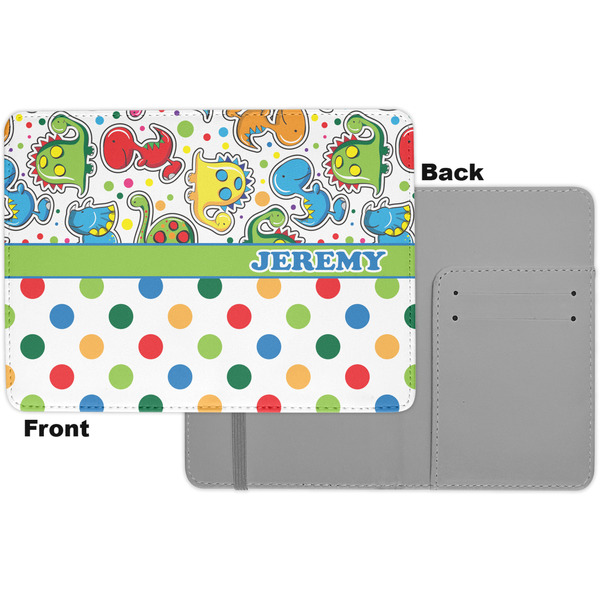 Dinosaur Print & Dots Passport Holder - Apvl