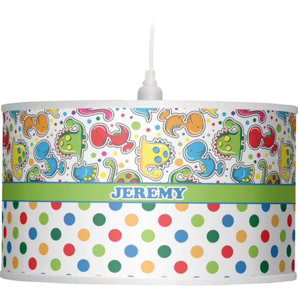Dinosaur Print & Dots Pendant Lamp Shade