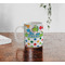 Dinosaur Print & Dots Personalized Coffee Mug - Lifestyle