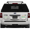 Dinosaur Print & Dots Personalized Square Car Magnets on Ford Explorer