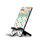 Dinosaur Print & Dots Cell Phone Stand (Personalized)