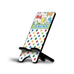 Dinosaur Print & Dots Cell Phone Stand (Personalized)