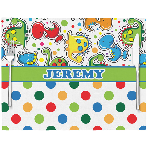 Dinosaur Print & Dots Placemat with Props
