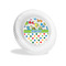 Dinosaur Print & Dots Plastic Party Appetizer & Dessert Plates - 6" (Personalized)