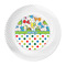 Dinosaur Print & Dots Plastic Party Dinner Plates - Approval