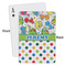 Dinosaur Print & Dots Playing Cards - Approval