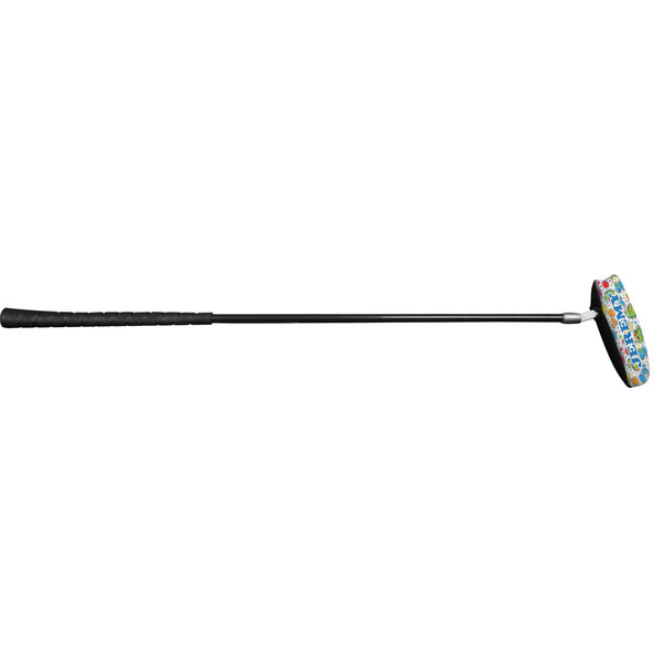 Dinosaur Print & Dots Putter Cover (In Use)