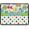 Dinosaur Print & Dots Rectangular Trailer Hitch Cover (Personalized)