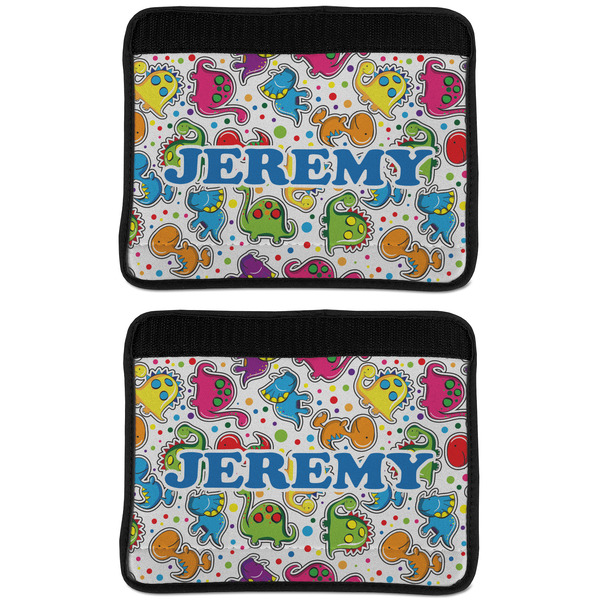 Dinosaur Print & Dots Seat Belt Cover (APPROVAL Update)