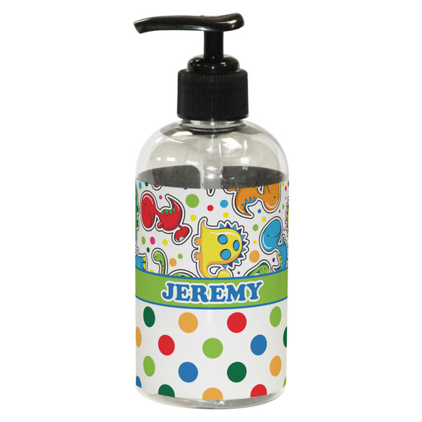 Dinosaur Print & Dots Small Soap/Lotion Bottle