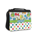 Dinosaur Print & Dots Toiletry Bag - Small (Personalized)