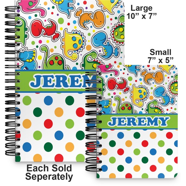 Dinosaur Print & Dots Spiral Journal - Comparison