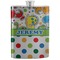 Dinosaur Print & Dots Stainless Steel Flask (Personalized)
