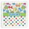 Dinosaur Print & Dots Paper Dinner Napkins (Personalized)