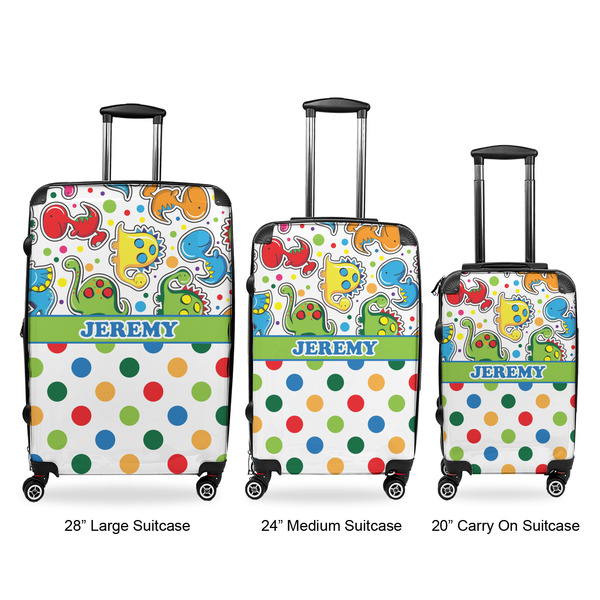 Dinosaur Print & Dots Suitcase Set 1 - APPROVAL