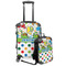 Dinosaur Print & Dots Kids 2-Piece Luggage Set - Suitcase & Backpack (Personalized)