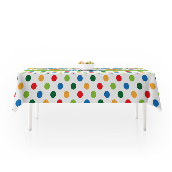 Dinosaur Print & Dots Tablecloths (58"x102") - MAIN