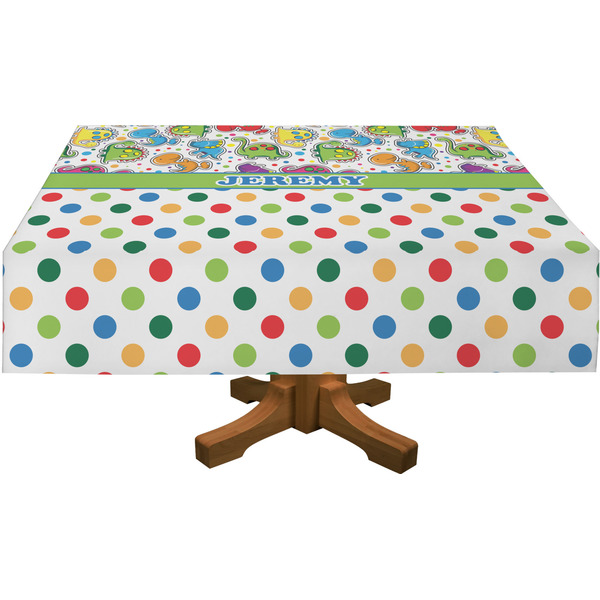 Dinosaur Print & Dots Tablecloths (Personalized)