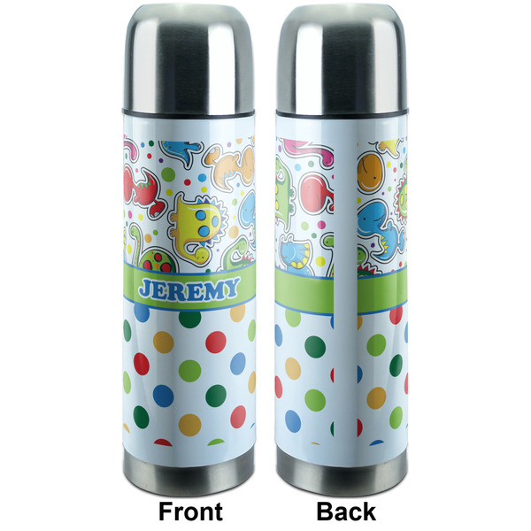 Dinosaur Print & Dots Thermos - Apvl