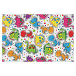 Dinosaur Print & Dots Tissue Paper Sheets - X-Large - Heavyweight