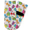 Dinosaur Print & Dots Toddler Ankle Socks - Single Pair - Front and Back