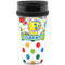 Dinosaur Print & Dots Acrylic Travel Mug without Handle (Personalized)