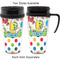 Dinosaur Print & Dots Travel Mugs - with & without Handle