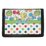 Dinosaur Print & Dots Trifold Wallet (Personalized)