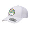 Dinosaur Print & Dots Trucker Hat - White (Personalized)