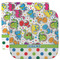 Dinosaur Print & Dots Facecloth / Wash Cloth (Personalized)