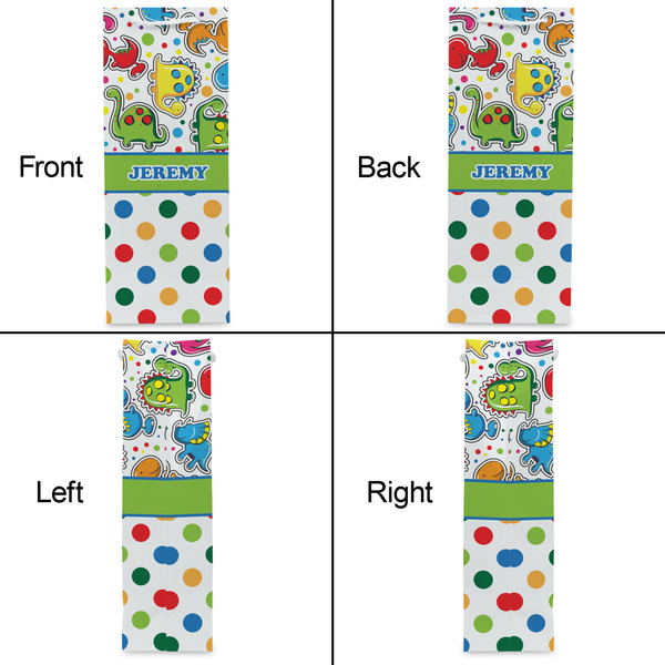 Dinosaur Print & Dots Wine Gift Bag - Gloss - Approval