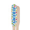 Dinosaur Print & Dots Wooden Food Pick - Paddle - Single Sided - Front & Back