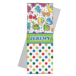 Dinosaur Print & Dots Yoga Mat Towel (Personalized)