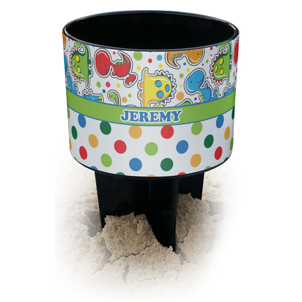 Dinosaur Print & Dots spiker_black_main