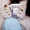 Purple Gingham & Stripe 11oz Coffee Mug - LIFESTYLE