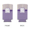 Purple Gingham & Stripe 12oz Tall Can Sleeve - APPROVAL